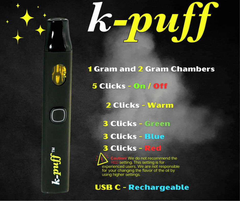 New K-Puff Battery How To